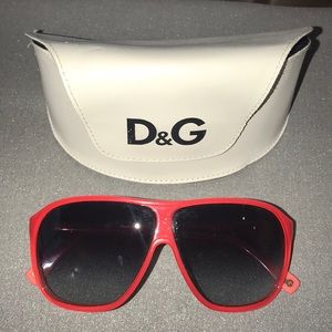 Dolce and Gabanna Red Sunglasses